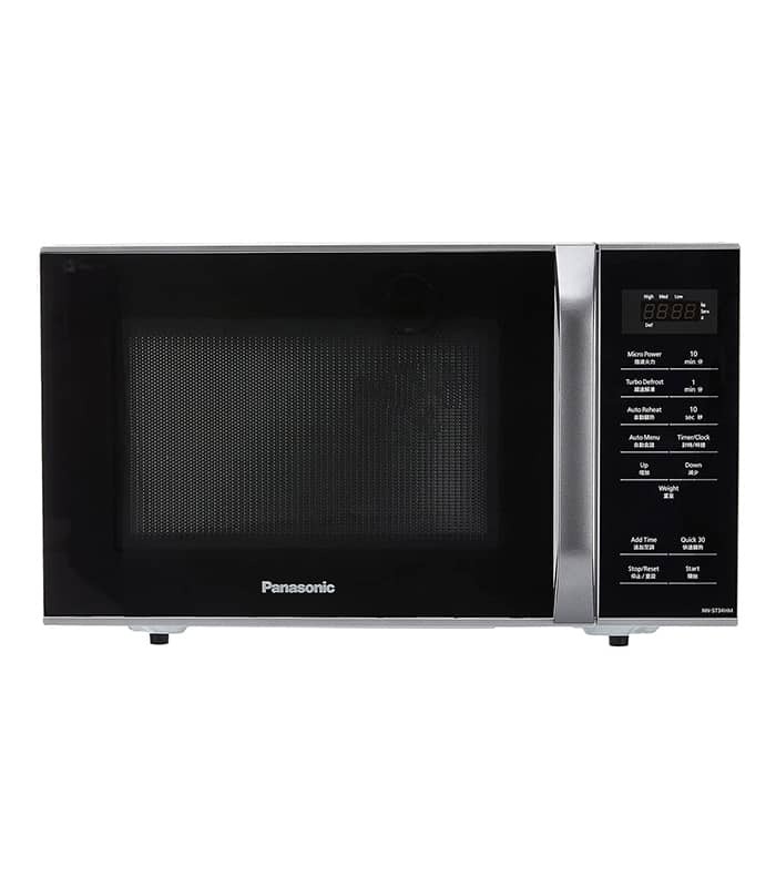 مایکروویو پاناسونیک NN-ST34HM نمای روبه‌رو با طراحی ساده