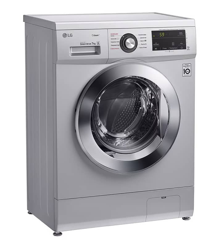  عکس از سمت چپ ماشین لباسشویی الجی مدل F2J3HS4L 